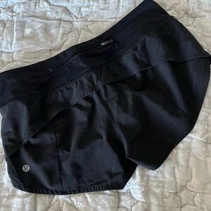 lululemon athletica Women's Black Speed Up Short